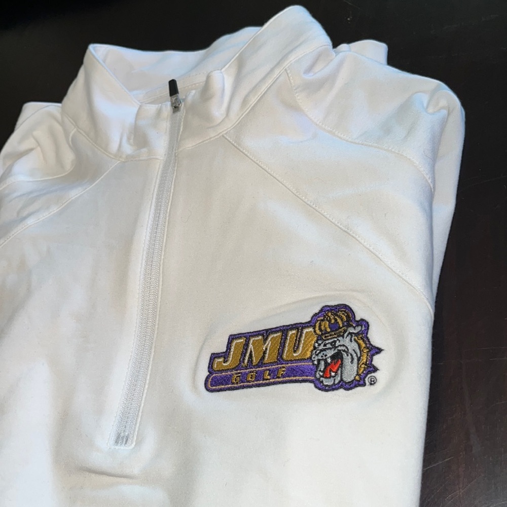 Fitted Logo'd sport sweatshirt. Runs a bit small